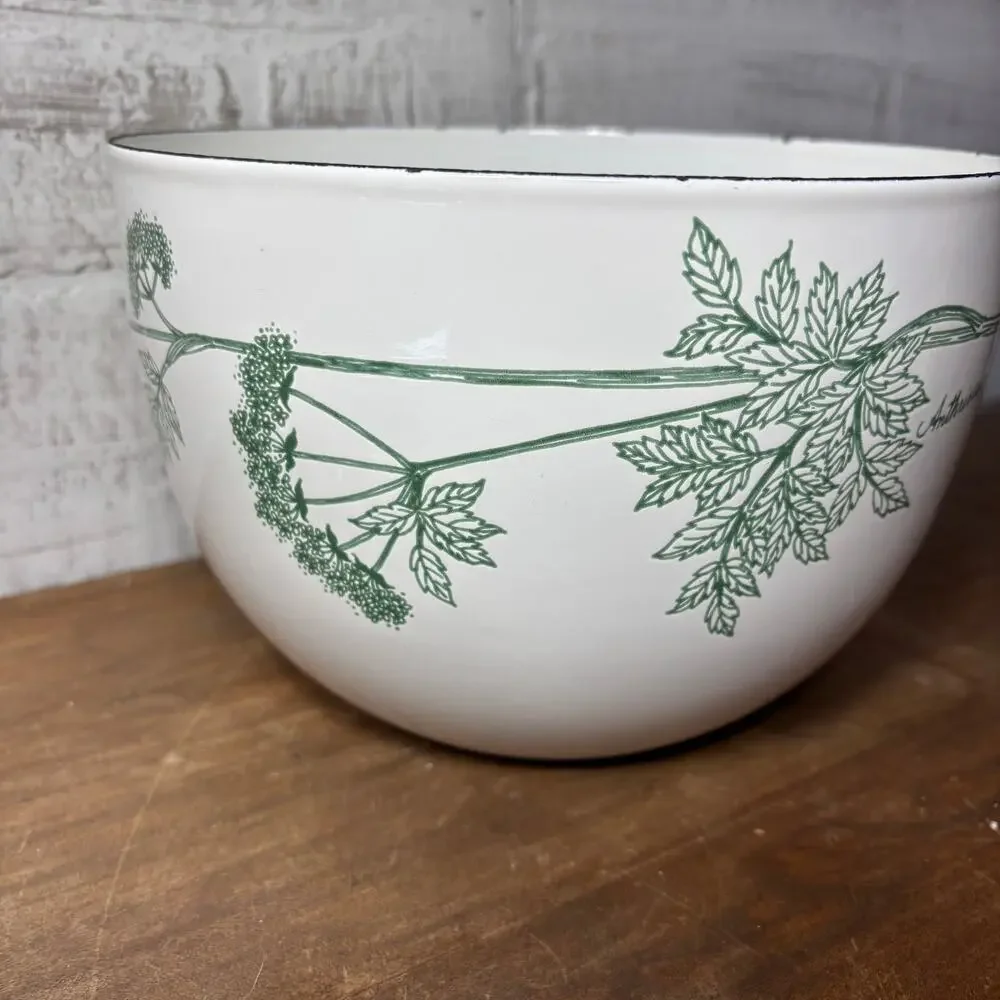 Vintage Finel Arabia Enamel Bowl by Kaj Franck